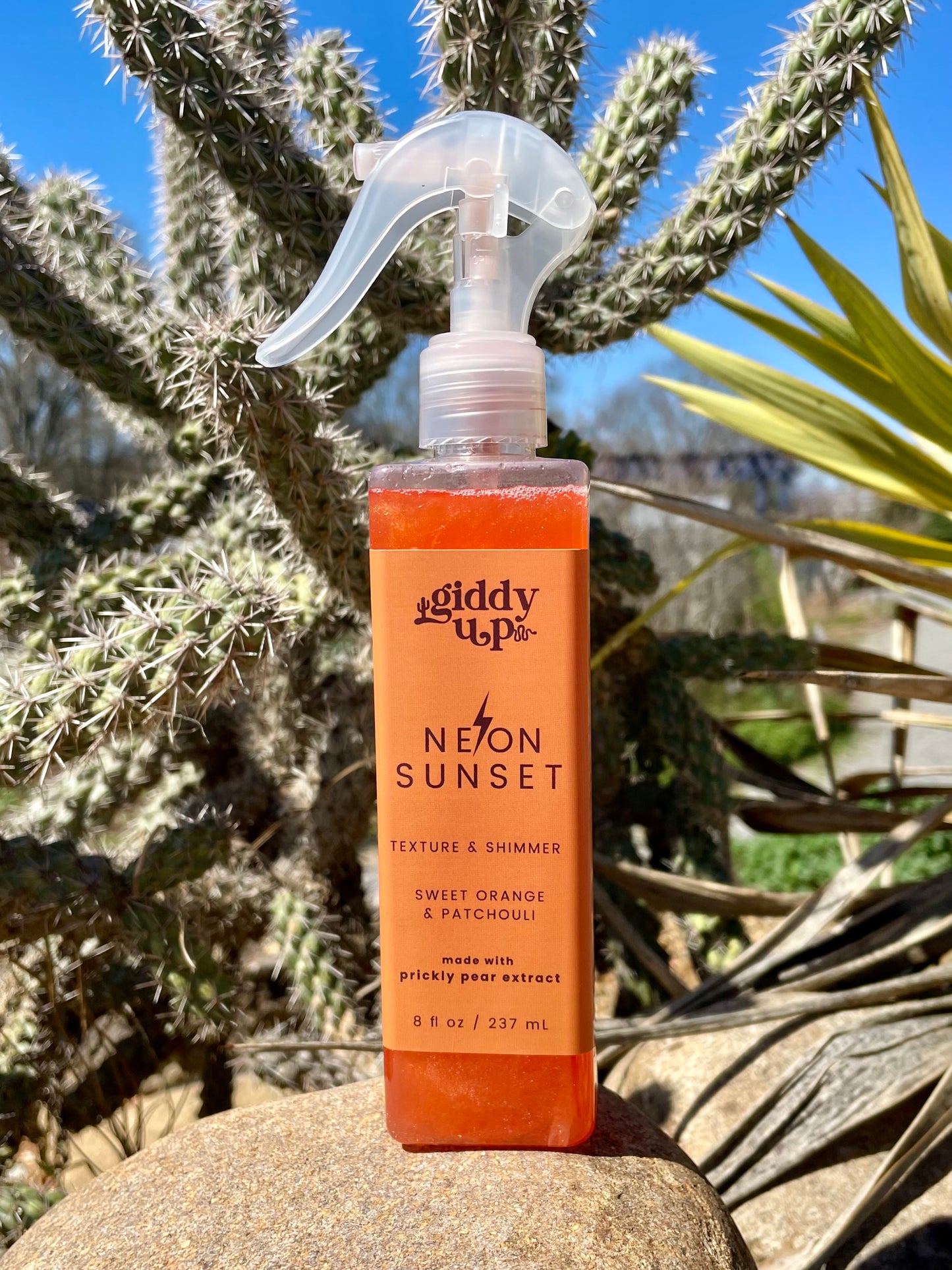 NEON SUNSET - TEXTURE & SHIMMER SPRAY - WITH PRICKLY PEAR EXTRACT