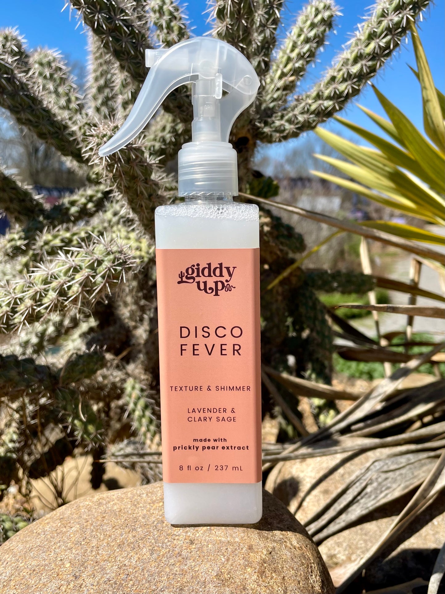 DISCO FEVER - TEXTURE & SHIMMER SPRAY - WITH PRICKLY PEAR EXTRACT