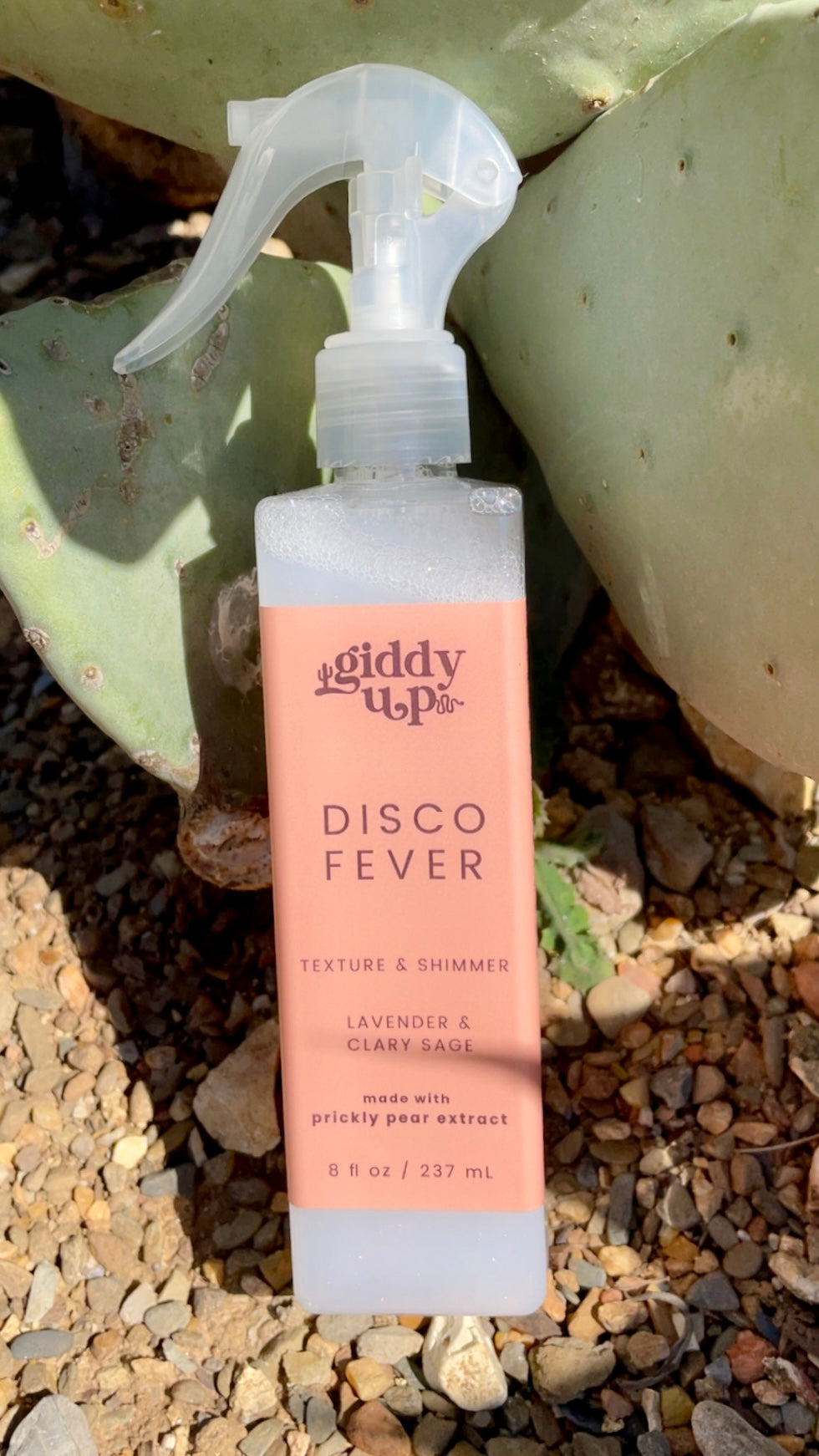 DISCO FEVER - TEXTURE & SHIMMER SPRAY - WITH PRICKLY PEAR EXTRACT