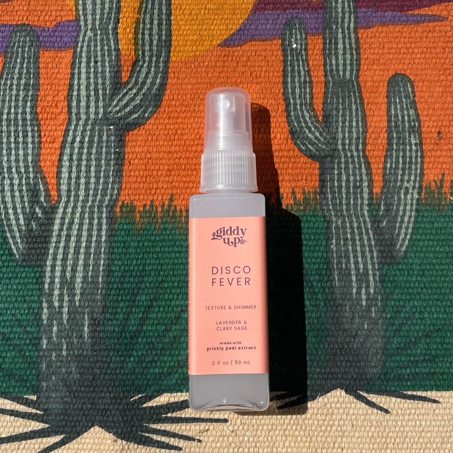 Travel Size - DISCO FEVER - TEXTURE & SHIMMER SPRAY - WITH PRICKLY PEAR EXTRACT