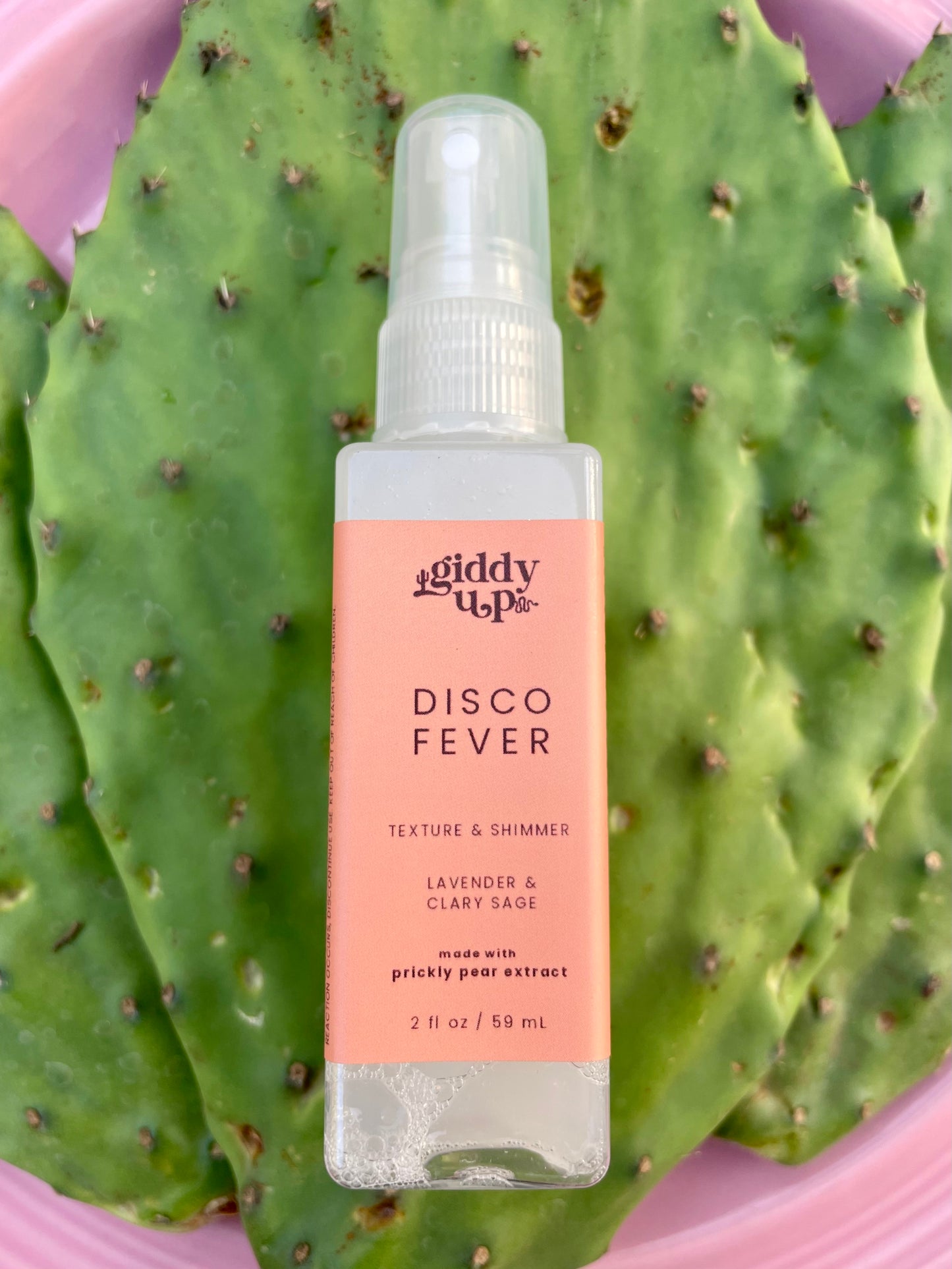 Travel Size - DISCO FEVER - TEXTURE & SHIMMER SPRAY - WITH PRICKLY PEAR EXTRACT